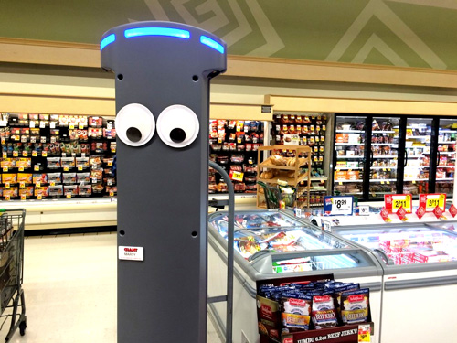 MARTY הרובוט שמטפל בזמינות במדפי החנות